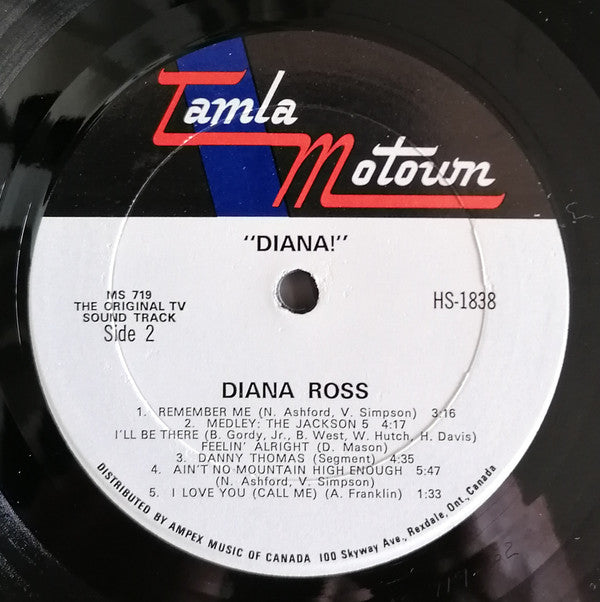 Various : Diana! (Original TV Soundtrack) (LP, Album, Gat)