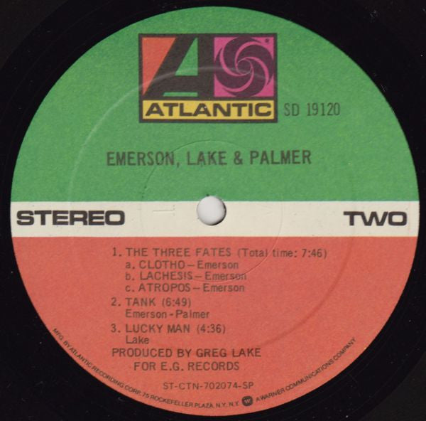 Buy Emerson, Lake & Palmer : Emerson Lake & Palmer (LP, Album, RE