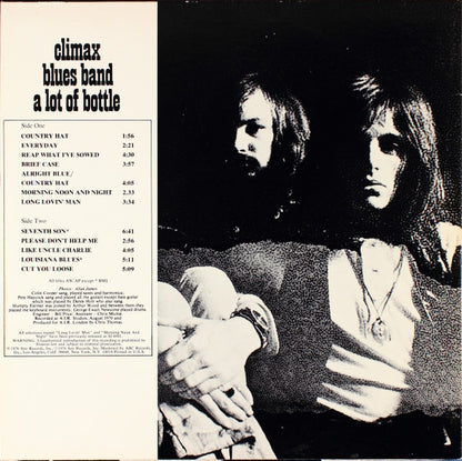 Climax Blues Band : A Lot Of Bottle (LP, Album, RE)