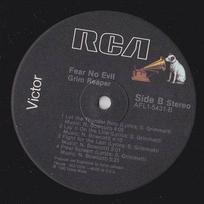 Grim Reaper (3) : Fear No Evil (LP, Album)