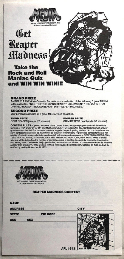 Grim Reaper (3) : Fear No Evil (LP, Album)