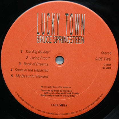 Bruce Springsteen : Lucky Town (LP, Album, Car)