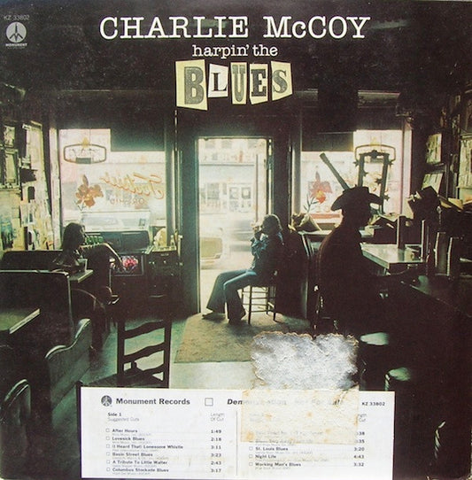 Charlie McCoy : Harpin' The Blues (LP, Album, Promo)