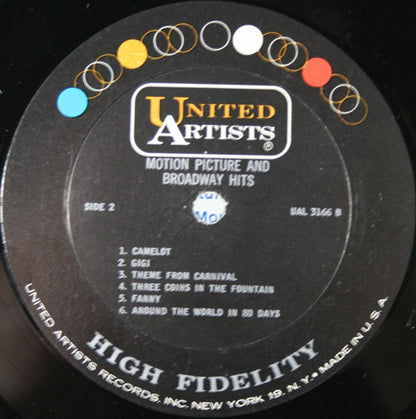 Ferrante & Teicher : Music From The Motion Picture West Side Story And Other Motion Picture And Broadway Hits (LP, Album, Mono)