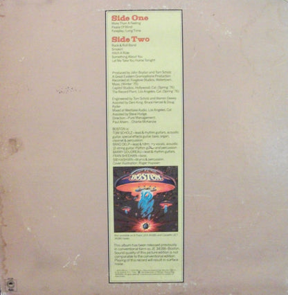Boston : Boston (LP, Album, Ltd, Pic)