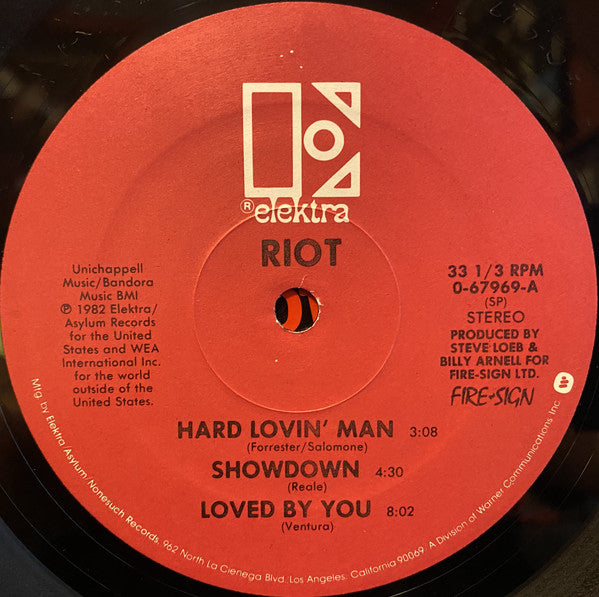 Riot (4) : Riot Live (12", EP, Ltd, Spe)