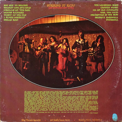 Dan Hicks And His Hot Licks : Striking It Rich! (LP, Album, Quad, Die)