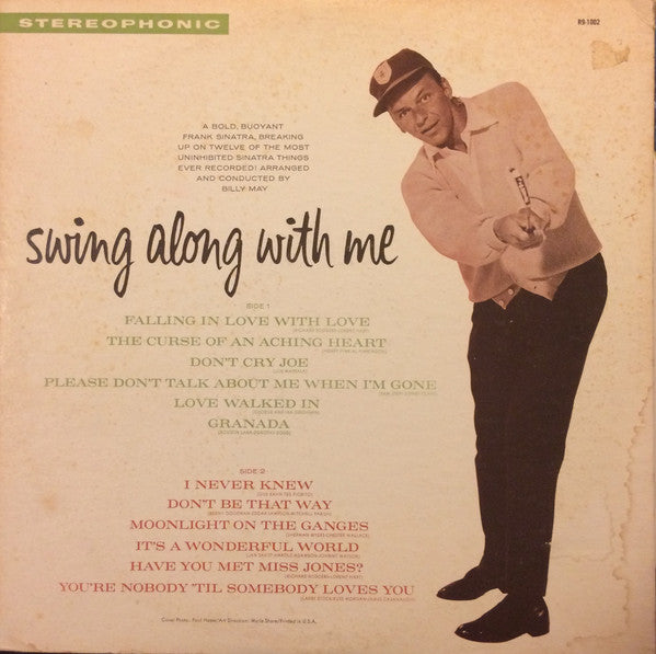 Frank Sinatra : Swing Along With Me (LP, Album)