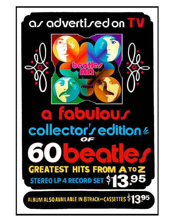 The Beatles : ΑΩ (4xLP, Comp, Unofficial, Pin + Box, Unofficial)