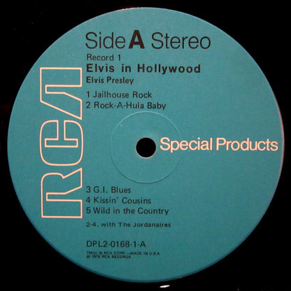 Elvis Presley : Elvis In Hollywood (2xLP, Comp)