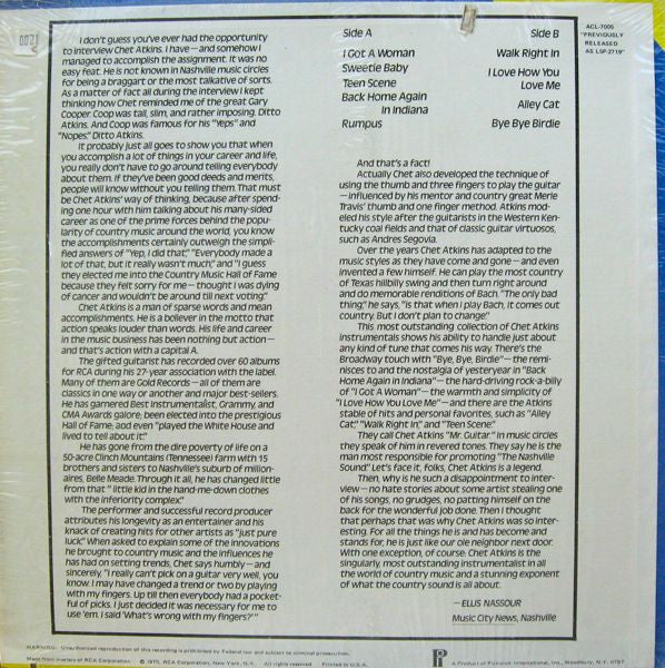 Chet Atkins : Teen Scene! (LP, Album, RE)