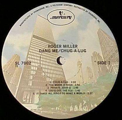 Roger Miller : Dang Me (LP, Album, RE)