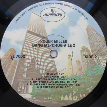 Roger Miller : Dang Me (LP, Album, RE)