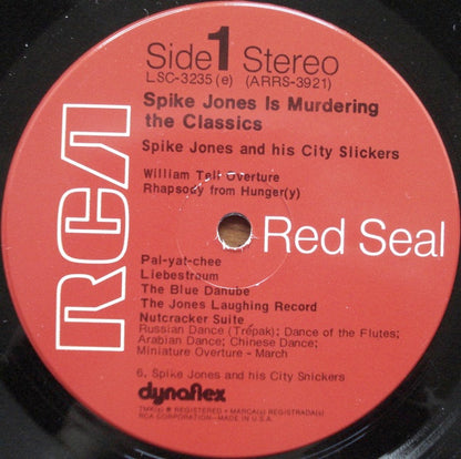 Spike Jones And His City Slickers : Spike Jones Is Murdering The Classics (LP, Comp, Roc)
