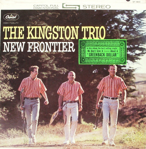 Kingston Trio : New Frontier (LP, Album, Scr)