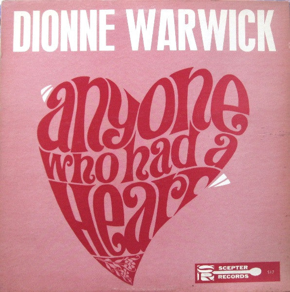 Dionne Warwick : Anyone Who Had A Heart (LP, Album, Mono)
