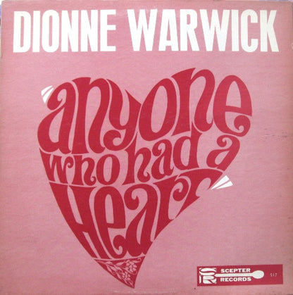 Dionne Warwick : Anyone Who Had A Heart (LP, Album, Mono)