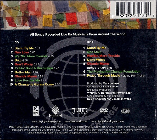 Playing For Change : Songs Around The World (CD, Album + DVD-V, NTSC)