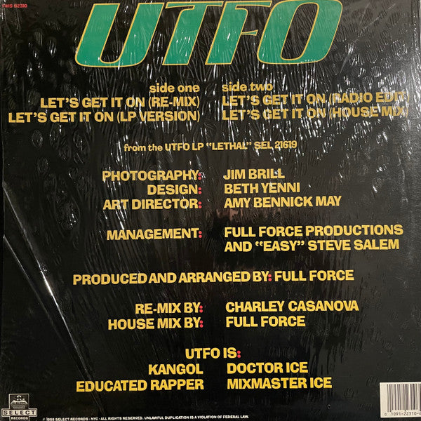 UTFO : Let's Get It On (12")