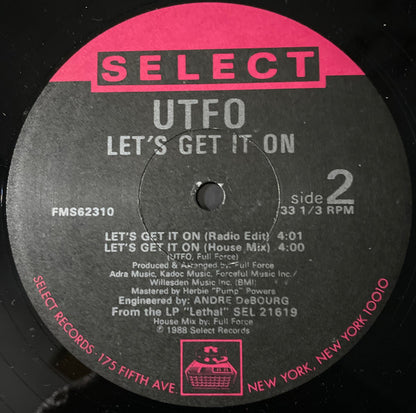 UTFO : Let's Get It On (12")