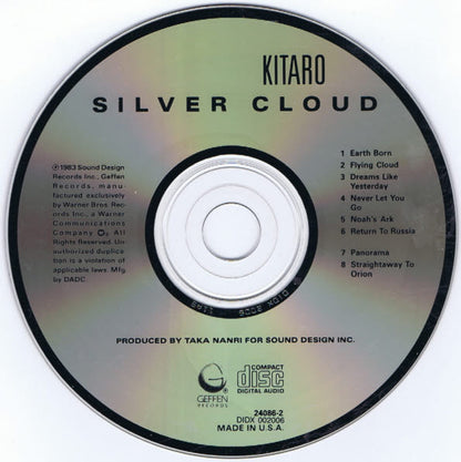 Kitaro : Silver Cloud (CD, Album, RE)