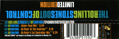 The Rolling Stones : Out Of Control (Minimax, Single, Ltd)