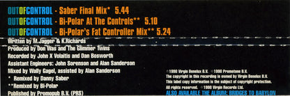 The Rolling Stones : Out Of Control (Minimax, Single, Ltd)