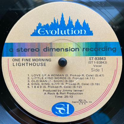 Lighthouse (2) : One Fine Morning (LP, Album, Club)