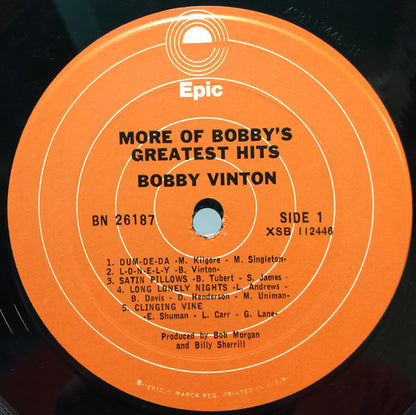 Bobby Vinton : More Of Bobby's Greatest Hits (LP, Comp)