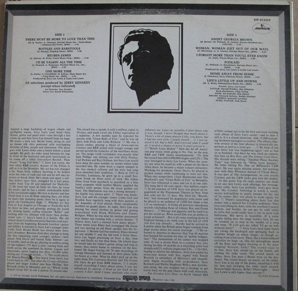 Jerry Lee Lewis : There Must Be More To Love Than This (LP, Album)