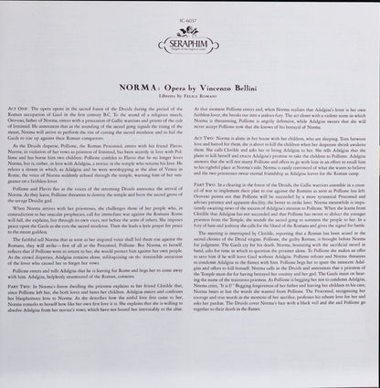 Vincenzo Bellini, Maria Callas, Mario Filippeschi, Ebe Stignani, Nicola Rossi-Lemeni : Norma (3xLP, Album, Mono, RE + Box)