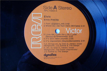 Elvis Presley : Elvis (LP, Album, Ind)