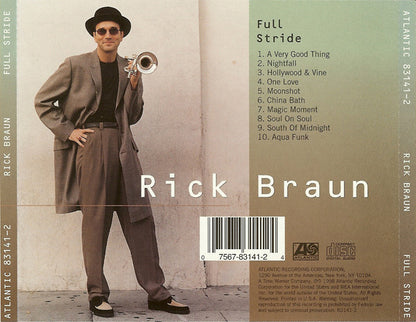 Rick Braun : Full Stride (CD, Album)