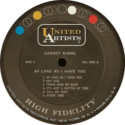 Garnet Mimms : As Long As I Have You (LP, Mono)