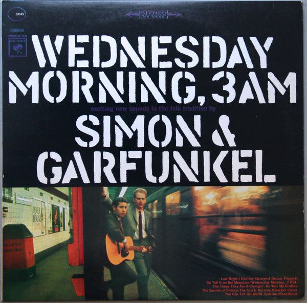 Simon & Garfunkel : Wednesday Morning, 3 A.M. (LP, Album, RE, Car)