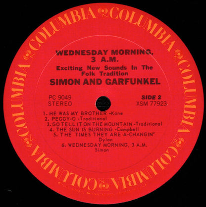 Simon & Garfunkel : Wednesday Morning, 3 A.M. (LP, Album, RE, Car)