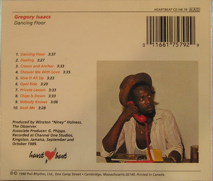 Gregory Isaacs : Dancing Floor (CD, Album)