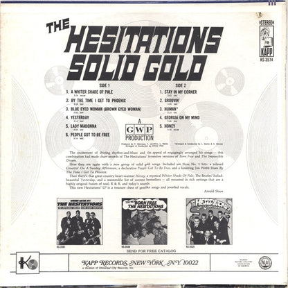 The Hesitations : Solid Gold (LP, Album)