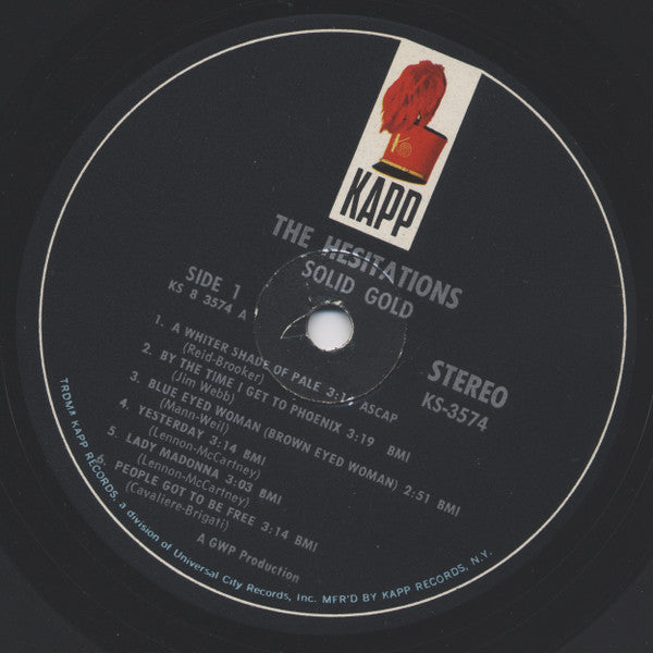 The Hesitations : Solid Gold (LP, Album)