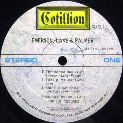 Emerson, Lake & Palmer : Emerson, Lake & Palmer (LP, Album, Club, PR )