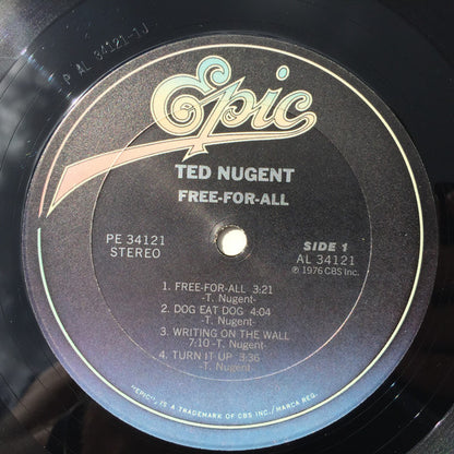 Ted Nugent : Free-For-All (LP, Album, RE)