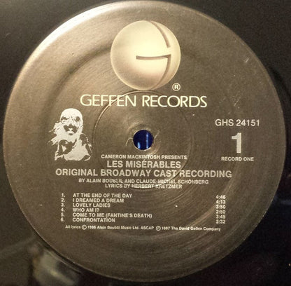 Alain Boublil And Claude-Michel Schönberg Lyrics By Herbert Kretzmer Presented By Cameron Mackintosh : Les Misérables (The Musical Sensation) (2xLP, Spe)