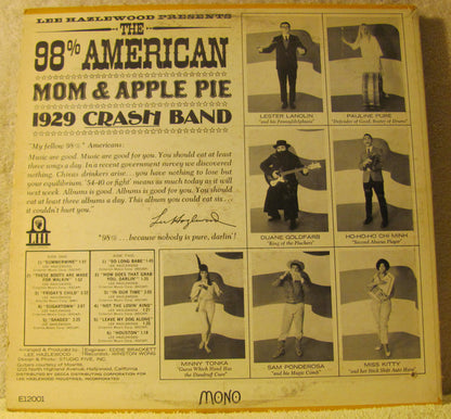 Lee Hazlewood Presents The 98% American Mom & Apple Pie 1929 Crash Band : Lee Hazlewood Presents The 98% American Mom & Apple Pie 1929 Crash Band (LP, Album, Mono)