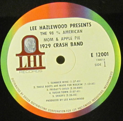 Lee Hazlewood Presents The 98% American Mom & Apple Pie 1929 Crash Band : Lee Hazlewood Presents The 98% American Mom & Apple Pie 1929 Crash Band (LP, Album, Mono)