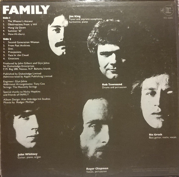 Family (6) : Family Entertainment (LP, Album)