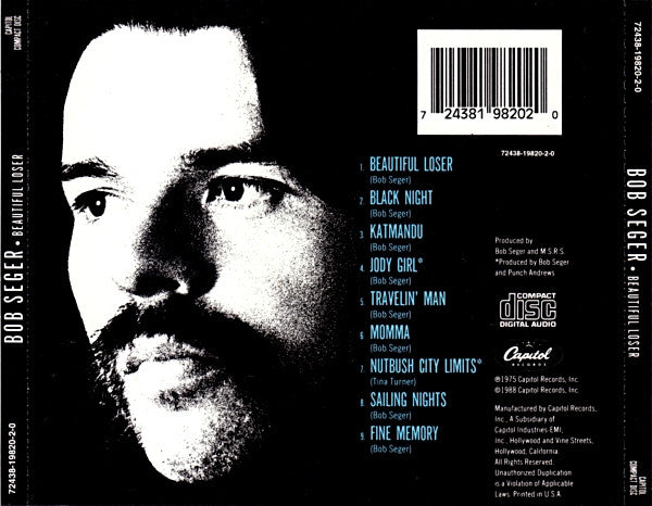 Bob Seger : Beautiful Loser (CD, Album, RE)