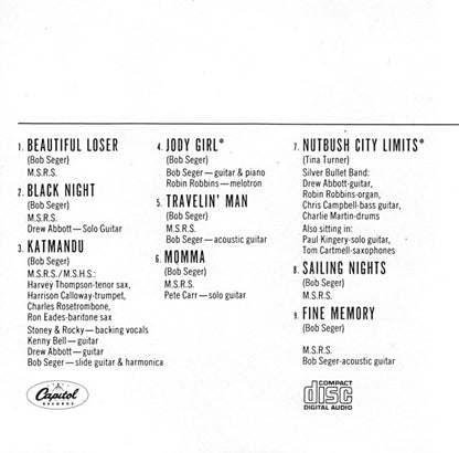 Bob Seger : Beautiful Loser (CD, Album, RE)