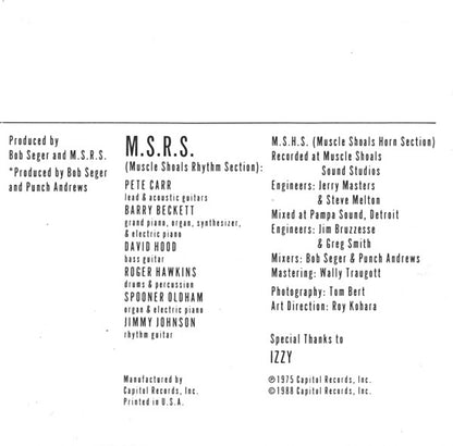 Bob Seger : Beautiful Loser (CD, Album, RE)