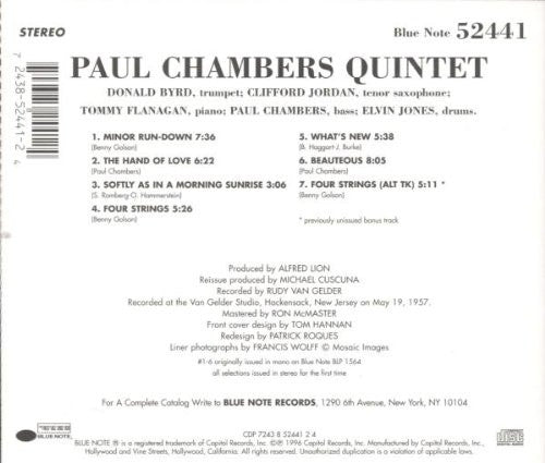 洋楽 LP Paul Chambers Quintet Paul Chambers Paul Quintet Chambers - Paul Chambers Quintet [180-Gram