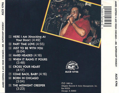 James Cotton And His Big Band : Live From Chicago - Mr. Superharp Himself! (CD, Album, RE)